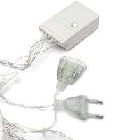 Внутрішня кольорова гірлянда завісу зірки Star Style 2.5х1 м 138 LED діодів M, Світлодіодна RGB гірлянда-завісу 12 зірок на вікно 2. 5мх1м 220V
