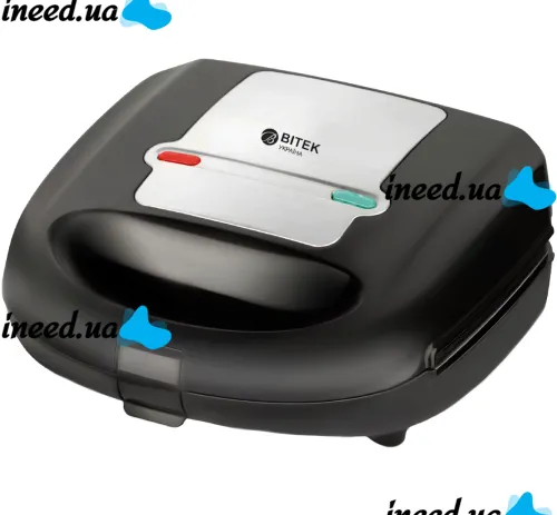 Electric sandwich maker Bitek BT-224 6 in 1 750W sandwich maker, grill, waffle maker, peanut maker with removable non-stick molds from the network