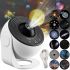Starry Sky Projector Galaxy Projector 360° Akenori PG-2000 13 in 1 LED Galaxy Night Light with Timer, Home Planetarium 13 Space Cartridges