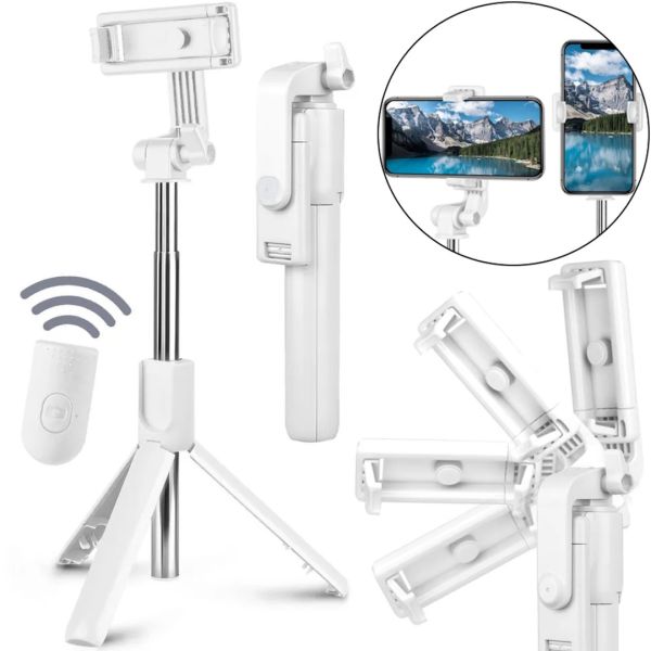 Беспроводной монопод штатив для телефона Selfie Stick R1 портативная селфи палка на треноге с пультом Bluetooth трипод для Android, IOS с блютуз