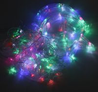 Внутренняя цветная гирлянда занавес Луна Звезды Star Moon Style 2.5Х1 м 138 LED диодов M, светодиодная RGB гирлянда-занавес на окно 2.5мх1м 220V