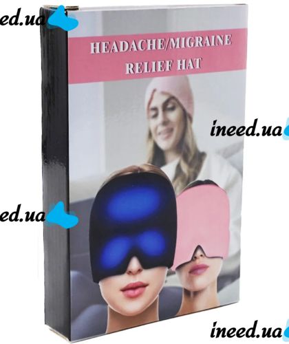 Mask for hot and cold therapy Eye Pad regenerating gel cap for headaches and migraines with a cooling and warming effect