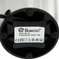 Electric coffee grinder Domotec MS-1107 150W rotary grinder of coffee beans, nuts and spices, manual kitchen coffee mill MS1107 Grey