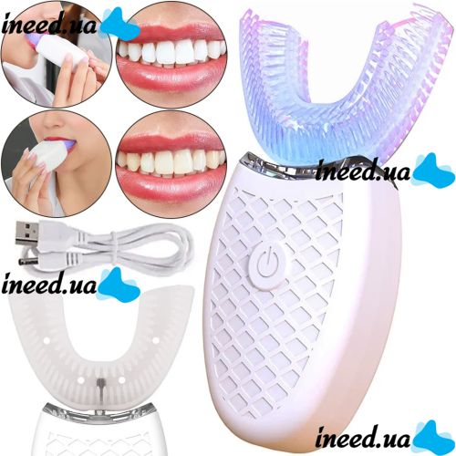 Whitening MAG-625 electric toothbrush mouthpiece for teeth whitening, automatic ultrasonic U-shaped mouthpiece toothbrush with USB sterilization