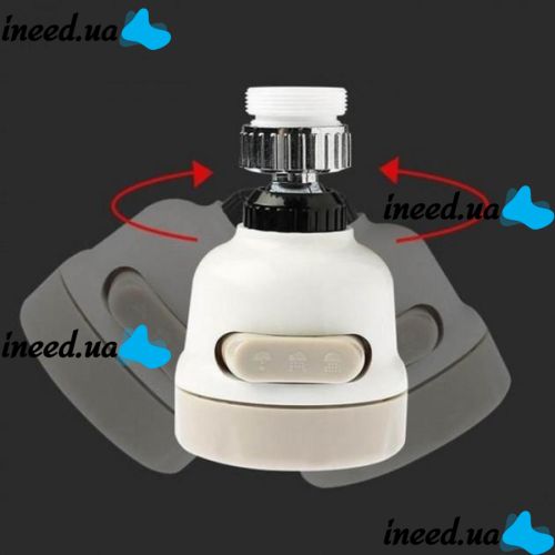Universal swivel nozzle on the faucet Universal Splashproof Head for saving and adjusting water Aerator on the mixer with 360 degree rotation