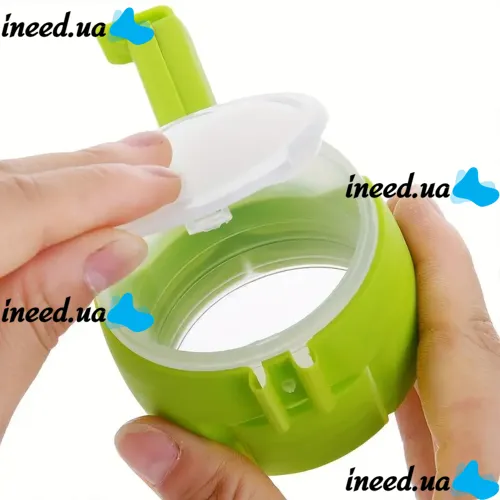 Универсальный зажим для пакетов с дозатором Bradex NF-6765, для сыпучих продуктов и специй, Герметичная крышка Брадекс на мешки и пакеты для круп