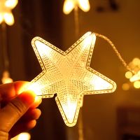 Interior Garland Curtain Starfall XMAS Warm White 3X1.8 m 120 LED Diodes WW New Year LED Curtain for Home Window 3mx1.8m from 220V