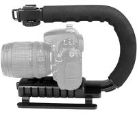 Стабілізатор ручка Gimbal AY-49U з кріпленням для фотоапарата і телефона з Bluetooth мікрофоном і LED лампою для селфі та відео з пультом ДУ
