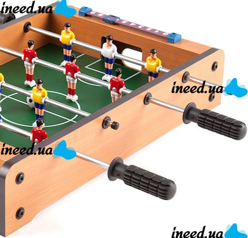 Children's board game Football Football Champions 2218 with 6 players per team with a goal counter, a table set of 12 players for two for children