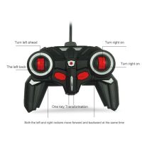 Children's Transformer Bugatti Robot Car 889-19 Radio-controlled Bugatti Robot Car on the Remote Control with Light and Sound for Children Yellow