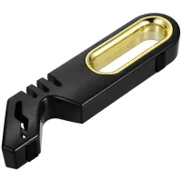 Ручна точилка для кухонних ножів Knife Sharpener NJ-522 4 в 1 настільна механічна ножеточка 5 секунд, точило для ножиць 3 рівні заточування