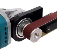 Belt sander adapter RUOKTOOL FT-140 M10 M14 on a Bulgarian Bulgarian milling machine 100mm/115mm/125mm, Grinder for polishing wood metal with 2 belts