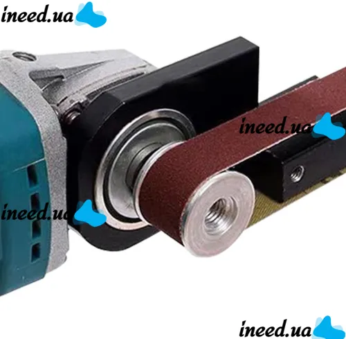 Belt sander adapter RUOKTOOL FT-140 M10 M14 on a Bulgarian Bulgarian milling machine 100mm/115mm/125mm, Grinder for polishing wood metal with 2 belts