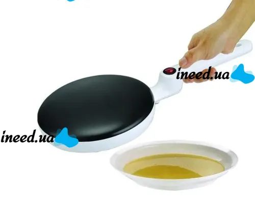 Electric Pancake maker 650 W, Sinbo SP-5208, Immersion Pancake Pan with non-stick coating, Electric Pancake maker 650 W