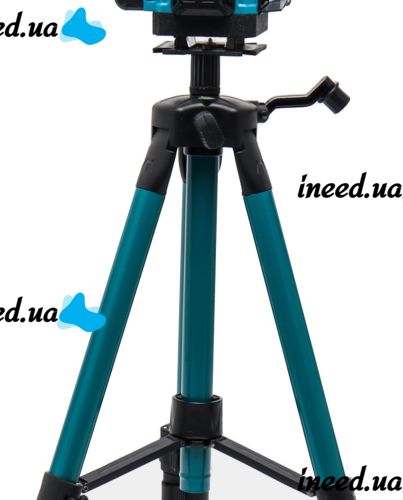 Строительный телескопический штатив тренога для нивелира 44-120 см NeroFF NF12SM 5/8 держатель подставка 1200 мм для лазерного уровня в чехле Синий