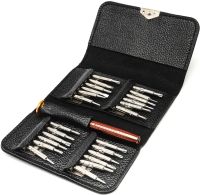 A set of screwdrivers with magnetic bits 25 in 1 set of tools for repairing and disassembling phones electronics mini screwdrivers for a radio master in a case