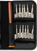 A set of screwdrivers with magnetic bits 25 in 1 set of tools for repairing and disassembling phones electronics mini screwdrivers for a radio master in a case
