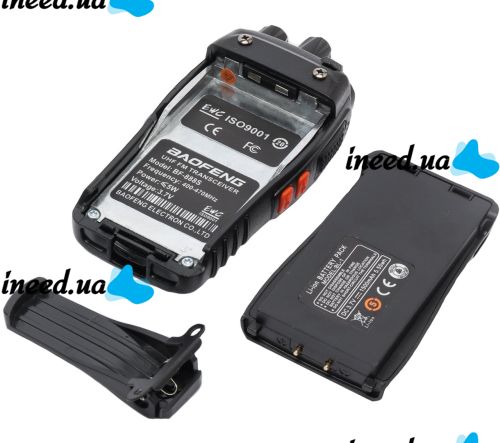A set of two Baofeng BF-888S walkie-talkies with 16 channels up to 5 km, a radio station for 2 dual-band 1500 mAh walkie-talkies with built-in FM walkie-talkie