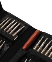 A set of screwdrivers with magnetic bits 25 in 1 set of tools for repairing and disassembling phones electronics mini screwdrivers for a radio master in a case
