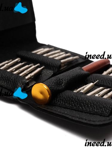 A set of screwdrivers with magnetic bits 25 in 1 set of tools for repairing and disassembling phones electronics mini screwdrivers for a radio master in a case