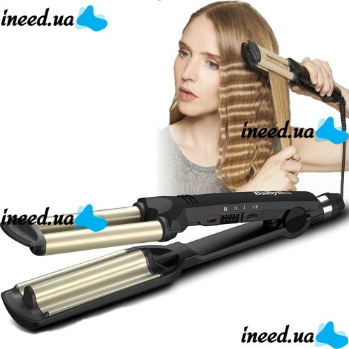 Babyliss Pro GBR Wave Envy DT-2021 professional triple wave flat iron for hair styling with temperature controller Babyliss Styler