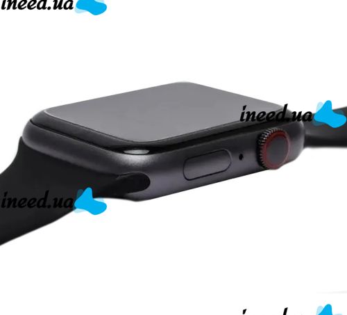 Наручні Смарт годинник Smart Watch T500 Спортивні з мікрофоном, тонометром IP67 Aluminium 44mm Розумні годинник з функціями фітнесу та здоров'я чорні