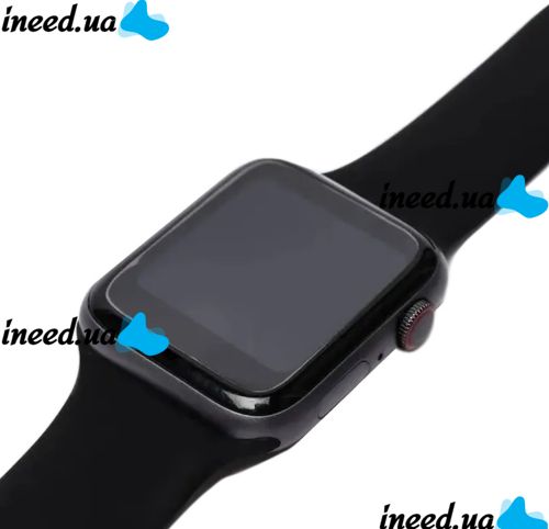 Наручні Смарт годинник Smart Watch T500 Спортивні з мікрофоном, тонометром IP67 Aluminium 44mm Розумні годинник з функціями фітнесу та здоров'я чорні