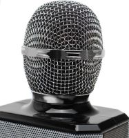 Бездротовий караоке мікрофон WSTER WS - 1828 Bluetooth USB AUX FM з вбудованою колонкою і 4 тембрами голосу на акумуляторі з динаміком Ws1828 Чорний