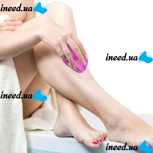 Ручний кристалічний епілятор депілятор Crystal Hair Remover LY-332 для видалення волосся, Кришталевий ластик Glass Shaver для депіляції і пілінгу