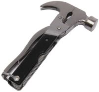 Universal Folding Wrench Multitool Hammer Swiss Knife Bell Howell Tac Tool 18 in 1 Pliers, Screwdriver Stainless Steel Saw with Case