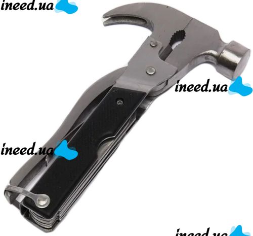Universal Folding Wrench Multitool Hammer Swiss Knife Bell Howell Tac Tool 18 in 1 Pliers, Screwdriver Stainless Steel Saw with Case