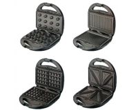 Sandwich maker sandwich maker multi-baker 4 in 1 Steinberg ST-779 1200W 4in1 Grant GT-779 1200W grey grill, waffle iron, walnut GrandHoff sandwich maker