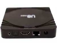 Smart TV Box U8 Mini 4Gb/32GB Android with remote control, 4K Android TV media player with built-in Wi-Fi module for TV Black