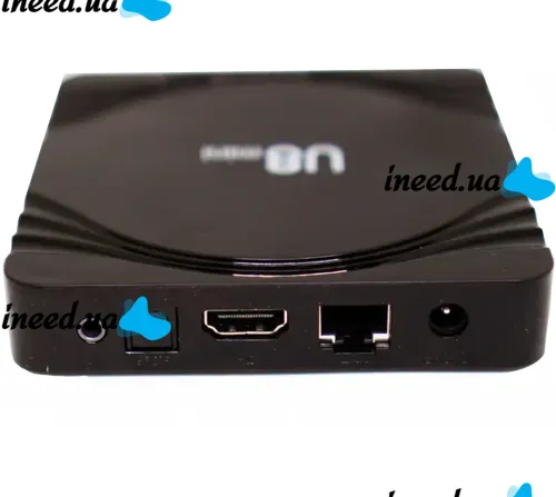 Smart TV Box U8 Mini 4Gb/32GB Android with remote control, 4K Android TV media player with built-in Wi-Fi module for TV Black