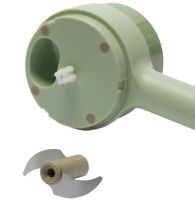 Багатофункціональний ручний подрібнювач для овочів 4 в 1 Food Chopper Gatling, Електрична кухонна овочерізка терка, міні блендер-слайсер Зелений