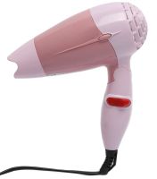 Складаний дорожній фен PRO BaByliss Coco 1000w для укладання і сушіння волосся зі збірною ручкою, насадкою концентратором і терморегулятором Рожевий