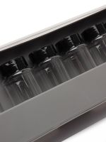 Підвісний органайзер для спецій Joseph Joseph Spice Rack 85147 7 банок, Навісна полиця для приправ, набір баночок для сипучих продуктів в холодильник
