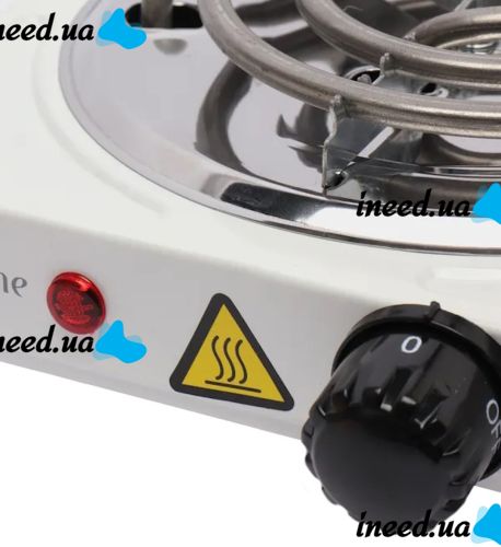 Електрична настільна спіральна плита на одну конфорку Hot Plate JX-1010B 1000W, одноконфорочная електроплита 1000Вт з термостатом на 5 положень