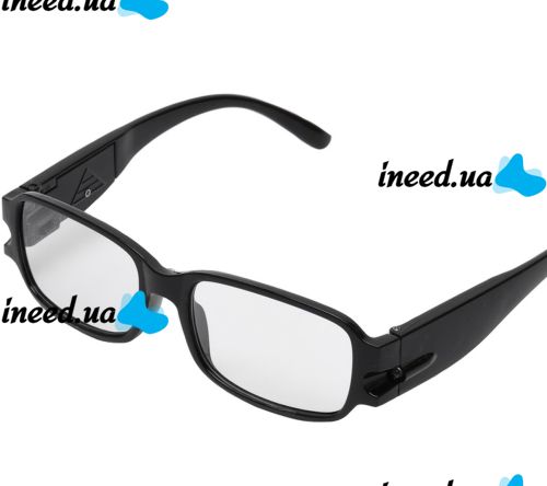 Magnifying LED Reading Glasses Multi Strength Reading Glasses with Dual Backlight, Universal Glasses with Flashlight Black