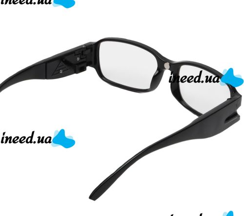 Magnifying LED Reading Glasses Multi Strength Reading Glasses with Dual Backlight, Universal Glasses with Flashlight Black