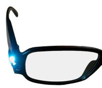 Magnifying LED Reading Glasses Multi Strength Reading Glasses with Dual Backlight, Universal Glasses with Flashlight Black