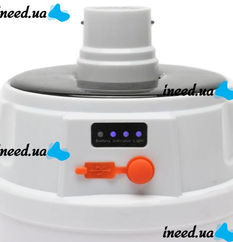 Аккумуляторная подвесная лампа Solar Lamp BL-2022 на солнечной батарее, Подвесной светодиодный фонарь на крючке для кемпинга на аккумуляторе JD-2022