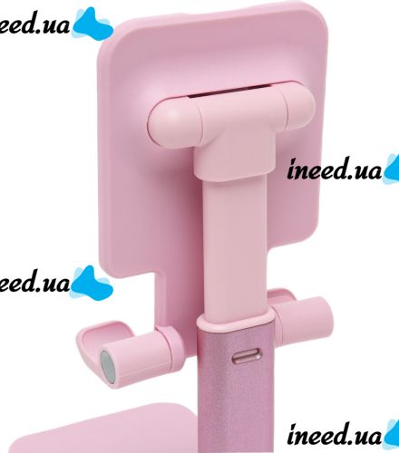 Desktop Stand Holder with Mirror Folding desktop phone stand PD-C06 for Tablet Phone, Folding Transformer for Smartphone AND196 Pink