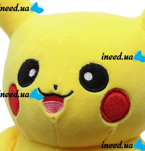 Children's soft Toy Pikachu 55 cm EL-2117-26, Plush Pillow Hugging Pokemon, Interactive Pillow Toy for children from 3 years old Yellow