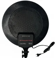 Круглая светодиодная LED лампа Fill Light PF-33 33 см 13" для фото и видео с пультом, Студийная селфи лампа видеосвет теплый, нейтральный, холодный