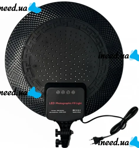 Круглая светодиодная LED лампа Fill Light PF-33 33 см 13" для фото и видео с пультом, Студийная селфи лампа видеосвет теплый, нейтральный, холодный