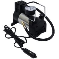 Car Cigarette Lighter Compressor Aig pump HS-208 965kPa for Tire Pumping 140PSI 10Amp Car Compressor Pump for Pumping Car Wheels Black
