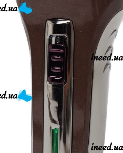 Rechargeable Electric Shaver Shaver Kemei KM-A588 2in1 with Nozzle Beard Trimmer 3W, Cordless Razor for Hair Removal Brown