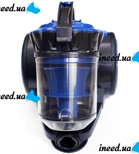Domotec MS-4407 3.5L 4600W electric bulb vacuum cleaner without bag c turbo brush Blue