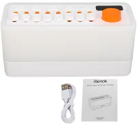 Генератор білого шуму Calmiro S660 Pro 3 в 1 c Bluetooth колонкою і RGB підсвічуванням, акумуляторна колонка нічник зі звуками природи JoyPro S10